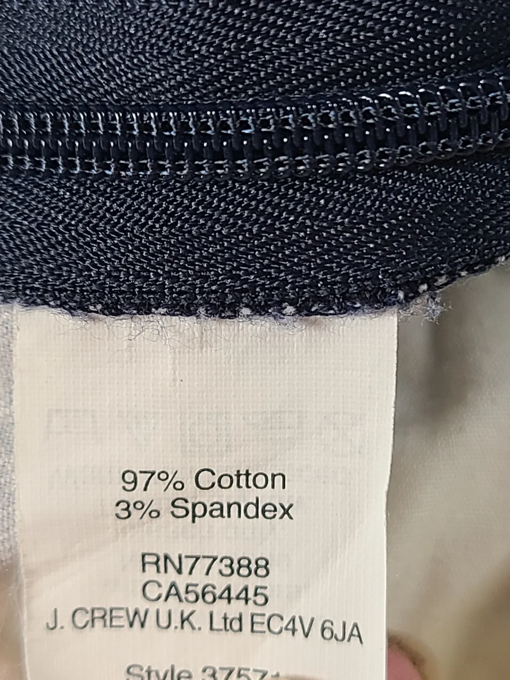 J. Crew Womens 6 Cotton Blend Navy Pineapple-Print Chino Shorts Side Zip